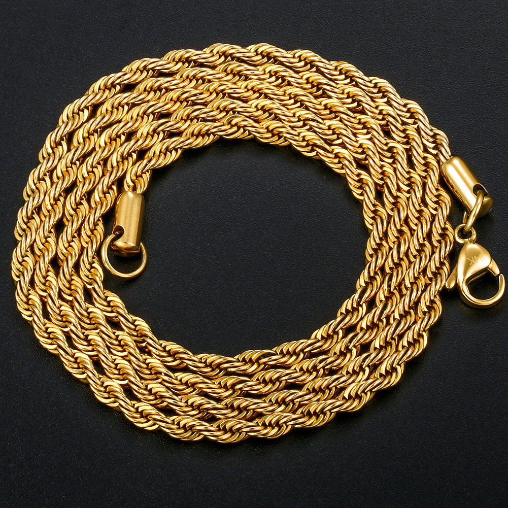 Chaîne Corde 2.5mm-Or