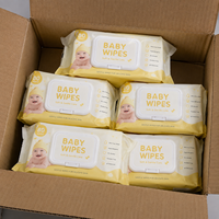 Lingettes pour bébé non parfumées, non tissées, 99,9% d'eau pure, douces, délicates, lingettes pour nouveau-nés, hypoallergéniques, soin de la peau des nourrissons