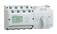 Interrupteur double alimentation basse tension HT 4P HTS2-1004P Blanc IP65 63A Matériau ABS Installation sur rail DIN Distribution électrique