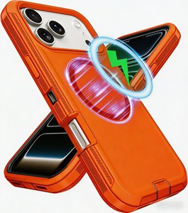 Funda Magnética de Lujo para <span class=keywords><strong>iPhone</strong></span> 17 <span class=keywords><strong>13</strong></span> 14 15 16 17 18 Pro Max Air Plus, Resistente a Impactos, con Carga Inalámbrica, Protección Reforzada - Product Image 3