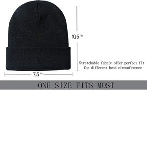 Custom Printed Logo High-end Bows & Character Beanie <b>Hat</b> Knitted Travel Common Cold Winter Luxury Warm Unisex Adult - Product Image 3