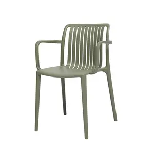 Plastic Dining Chair empilhável Lazer Estilo PP Modern Furniture design original