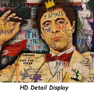 Pop Art Modern Graffiti padrino sigarette Poster Canvas Painting Print On Wall Art Picture - Product Image 4