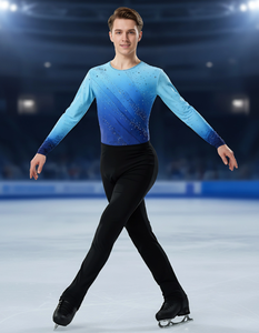 <span class=keywords><strong>Justaucorps</strong></span> de gymnastique à manches longues sur mesure en gros, respirant, pour femmes et hommes, tenue de danse rythmique, tenue de performance, costume de patinage sur glace - Product Image 4