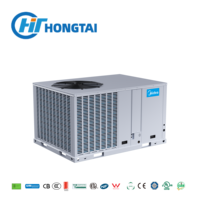 Pompe à chaleur anti-corrosion Midea 98 kW 30 tonnes pour toiture, climatiseur R410A en acier G90 pour usines industrielles