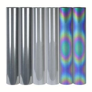 Logo phản quang nhiệt cao cấp in chuyển nhiệt bằng phương pháp ép nhiệt lên vải áo thun - Product Image 3