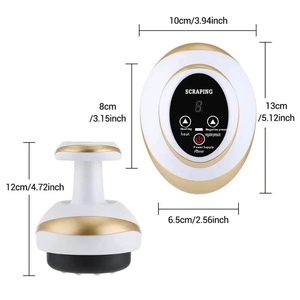 เครื่องนวดไฟฟ้าแบบถ้วยดูดพร้อมหัวนวด 30 หัว 9 ระดับความแรง ประคบร้อน แสงสีแดงและสีน้ำเงินบำบัด ลูกบอลนวดเส้นลมปราณ - Product Image 3