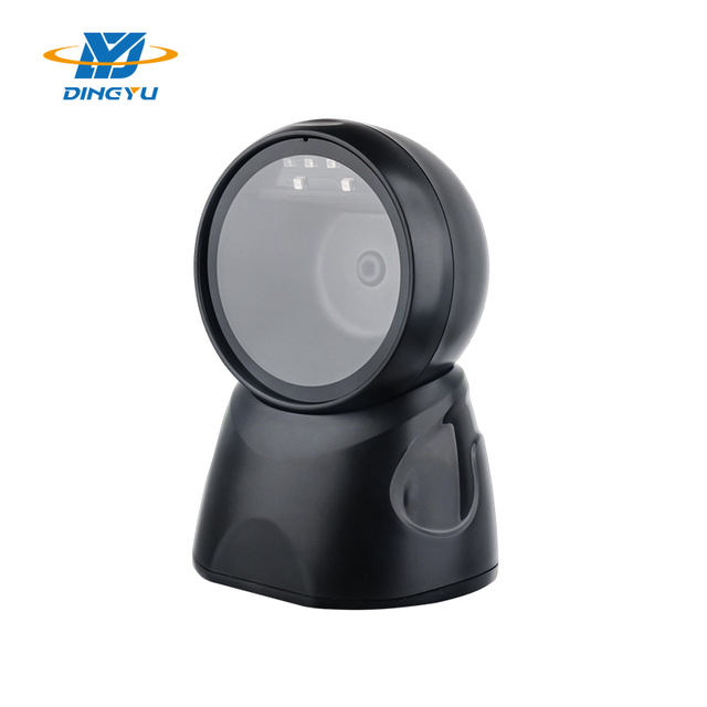 2D DP8286 Wired Omnidirectional Barcode Scanner Desktop QR Code Reader Auto Sense Scanning for POS Supermarket and Retail Store