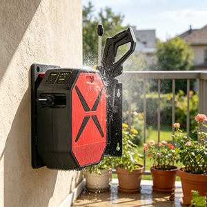 Compact Wall Mounted High Pressure Cleaner with Integrated Auto-retract Hose Reel Professional Jet <strong>Wash</strong> for Small Car <strong>Wash</strong> Bay - Product Image 4