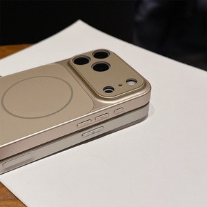 Funda Magnética de Lujo Original con Revestimiento Ag Mate y Cristal para iPhone 16 15 14 13 12 11 Pro Max Plus, Protección de Lente - Product Image 3