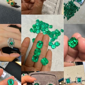 Piedras Preciosas de Esmeralda Verde Sueltas en Venta, Corte Brillante Redondo de 1.0-4.0 mm, Cultivadas en Laboratorio para Joyería, Certificadas por Terceros - Product Image 4