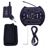 Système sans fil pour guitare UHF Émetteur-récepteur Batterie rechargeable intégrée Prise de son sans fil pour guitare