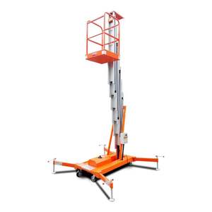 Ascenseur de taille compacte 4m 6m 8m 9m 10m un seul mât vertical en alliage d'aluminium Table élévatrice électrique pour homme - Product Image 6