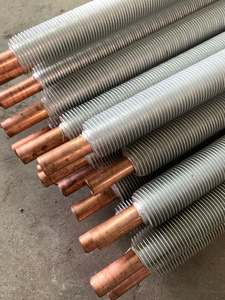 Bakır ekstrüde alüminyum Fin tüpler sarmal bakır kanatlı borular soğutma ısı değiştirici - Product Image 2