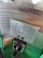 RVS commerciële sapcentrifuge voor calamansi, sinaasappel en mango