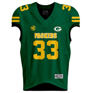 Nouvelle arrivée, uniforme de football américain pour adultes, design respirant, vêtements d'entraînement pour équipe sportive, uniforme de football américain à manches courtes - Product Image 2