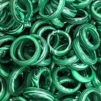 Bagues en pierre de malachite synthétique, motif vert, bijoux, tailles 7, 8, 9, cadeau, fête, anniversaire