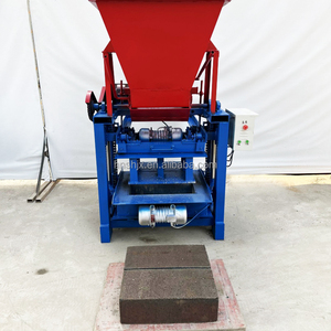 Máy làm gạch liên kết di động bán chạy Máy làm gạch xi măng Máy sản xuất rắn bán tự động không đốt - Product Image 1