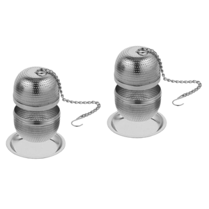 Infusor de té de acero inoxidable pulido dorado Infusor de taza de café Tendencia decorativa Espresso Restaurante Utensilios de cocina Suministros - Product Image 3