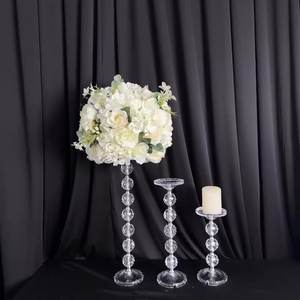 LANJO - Portavelas de Acrílico Transparente Moderno de 3 Tamaños, Hecho a Mano, Ecológico, Duradero, para Decoración del Hogar - Product Image 1