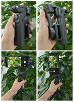 Stabilisateur de cardan pliable à 3 axes F5 Plus pour smartphone avec télécommande Bluetooth pour Vlog