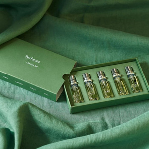 Coffret Cadeau Parfum Personnalisé Vert 5 ou 6 pièces 2ml 5ml 10ml en Carton Rigide avec Insert en Papier pour Découverte <span class=keywords><strong>et</strong></span> Style de Vie - Product Image 1