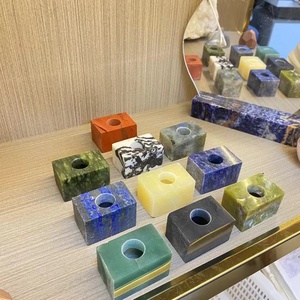 Natural Quartz Perfume Bottle Caps Amethyst Lapis Lazuli <strong>Red</strong> Jasper Green Fluorite Aventurine <strong>Jade</strong> Sodalite Opal Gemstone <strong>Stones</strong> - Product Image 5