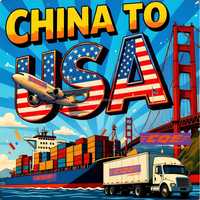Envío Puerta a Puerta Personalizado por Aire y Expreso de China a Estados Unidos con Manejo de Mercancías Peligrosas, Envío en 2 Días, Soporte 24/7