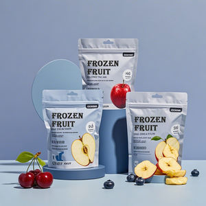 Sacchetto di alta qualità per uso alimentare stampato personalizzato Stand Up <span class=keywords><strong>Packaging</strong></span> per la lavorazione degli alimenti sacchetto di frutta secca congelata - Product Image 3