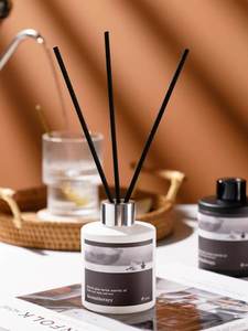 Etiqueta privada de lujo personalizado 7oz Premium negro perfumado tarro de vidrio hecho a mano cera de soja vela votiva para Navidad - Product Image 6