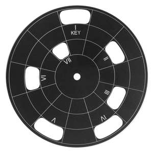Herramienta de Acordes Melódicos RMT-C1P, Círculo de Acordes de Aleación de Aluminio Negro, Teoría Musical, Quintas Circulares, Guitarra, Bajo, Violín, Ukelele - Product Image 5