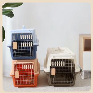 Vente chaude en plastique Pet <span class=keywords><strong>Dog</strong></span> Cat Air Box Pliable Cat Out Travel Carrier Respirant Pet Cat Travel Box - Product Image 2