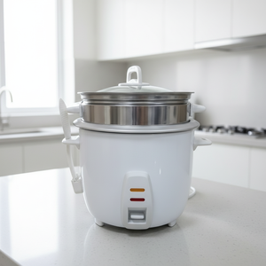 Mini-cuiseur à riz automatique direct usine 350W-700W 0.6-1.8L avec revêtement antiadhésif, cuisson rapide pour la cuisine, minuterie mécanique - Product Image 1
