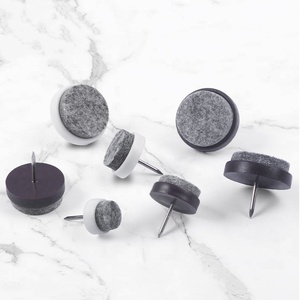 Deslizadores de Fieltro y Nylon para Muebles, Anclajes Plásticos para Suelos, para Mesas, Sillas, Sofás, Armarios y Cajones, Almohadillas Premium para Pisos de Madera - Product Image 6