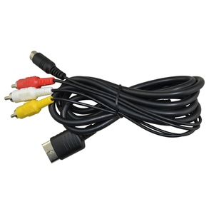 Câble S-Terminal S-AV de 1,8 m pour <span class=keywords><strong>SEGA</strong></span> pour DreamCast DC HDTV Câble S-Video Câble S-Terminal AV 3RCA Câble audio-vidéo S-Audio - Product Image 2