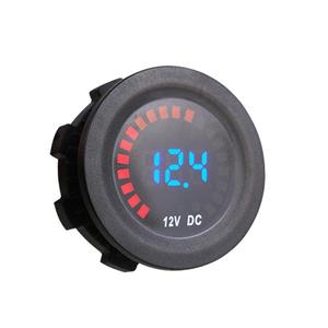Voltímetro Universal para coche, motocicleta, barco, CC de 12V-24V, impermeable, pantalla Digital LED, voltaje - Product Image 1