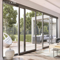Ventanas y Puertas de Aluminio al por Mayor, Diseño Simple de Alta Calidad, Puerta Corredera Manual Interior y Exterior