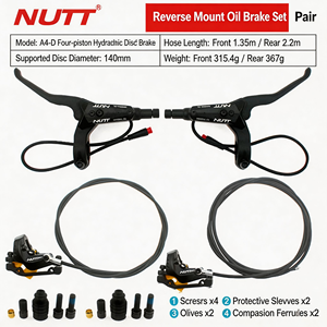 Freno de Disco Hidráulico Magnético de 4 Pistones NUTT para Scooter Eléctrico, Bicicleta Eléctrica Plegable, Bicicleta Eléctrica de Litio - Product Image 2