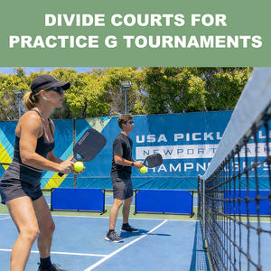 Barrière <span class=keywords><strong>de</strong></span> tennis <span class=keywords><strong>de</strong></span> <span class=keywords><strong>table</strong></span> et pickleball JH Custom, 200x70cm/230x70cm, pour entraînement et tournoi - Product Image 4