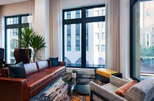 <span class=keywords><strong>AJJ</strong></span> Simple y Moderna villa club modelo habitación hotel ingeniería muebles de lujo luz tela ocio sofá ZY44 - Product Image 3