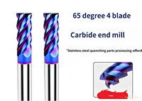 BWIN Fraise conique à bout sphérique à 4 cannelures pour routeur CNC, fraise à queue R0.25-R1.0, queue de 1/8, revêtement AlTiN, ODM