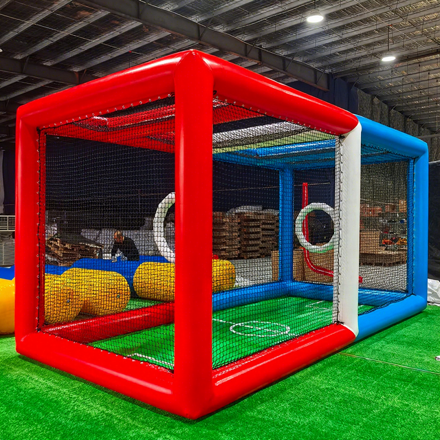 New Arrival Wholesale Frame Drone Soccer Ball Arena Inflatable Sports Cage Training Game