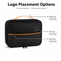 Organisateur d'accessoires électroniques de voyage, sac de rangement polyvalent, pochette à 3 niveaux pour usage domestique, pour les petits outils quotidiens