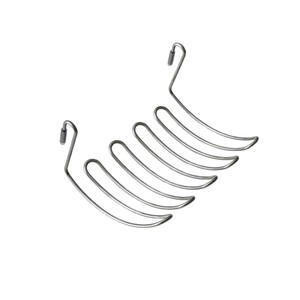 Soporte para palillos colgante de acero inoxidable, forma ovalada, accesorio de drenaje de cocina de secado rápido, diseño minimalista moderno - Product Image 4