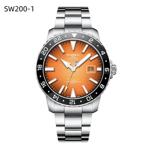 Reloj Mecánico Automático de Lujo para Hombre con Logotipo Personalizado, Movimiento SW200-1, Bisel de Cerámica, Relojes de Acero Inoxidable - Product Image 1