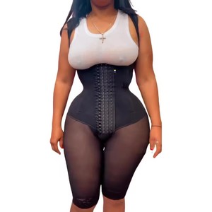 Fajas Colombiana Premium a Torso Lungo <span class=keywords><strong>con</strong></span> Apertura sul Busto, Modellante Contenitivo per Pancia e Glutei, per Donna - Product Image 1