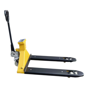 Huize Neuer Manueller Hydraulischer Metall-Palettenhubwagen Elektronisch Digital Vier-Rad-Antrieb für Lager Industrie Einkaufsnutzung Fabrikpreis - Product Image 1