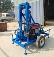 Foreuse hydraulique diesel fiable de 4 pouces pour puits d'eau