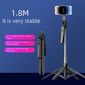 DODOUP B17 1,8 m nuevo <span class=keywords><strong>Bluetooth</strong></span> inalámbrico Selfie Stick trípode extensible monopié obturador remoto para grabación de vídeo - Product Image 3