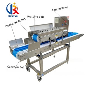 Trancheuses à viande commerciales robustes, performances stables, utilisées pour la transformation du poisson séché et des tranches de poitrine de <span class=keywords><strong>poulet</strong></span> fumé - Product Image 2